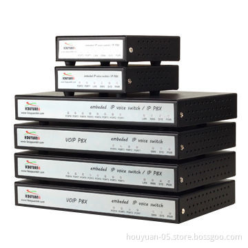 Asterisk VoIP PBX, Configurable IVR Menu, with 4-port FXO FXS Skype, for SIP Music On-hold, G729